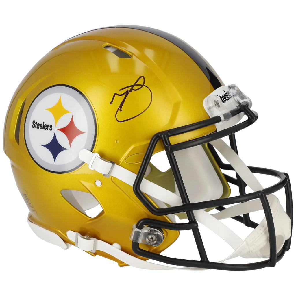 Pittsburgh Autographed Minkah Steelers Riddell Speed Flash Fitzpatrick Helmet Authentic