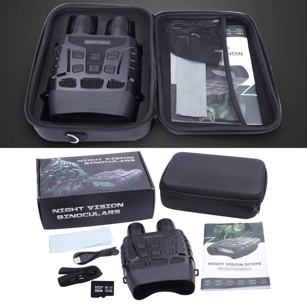 Vision Goggles from Night Night with HD Modes, 984ft/300m BEBANG Binoculars, 32GB Infrared Photo and Card, Vision Viewing Video