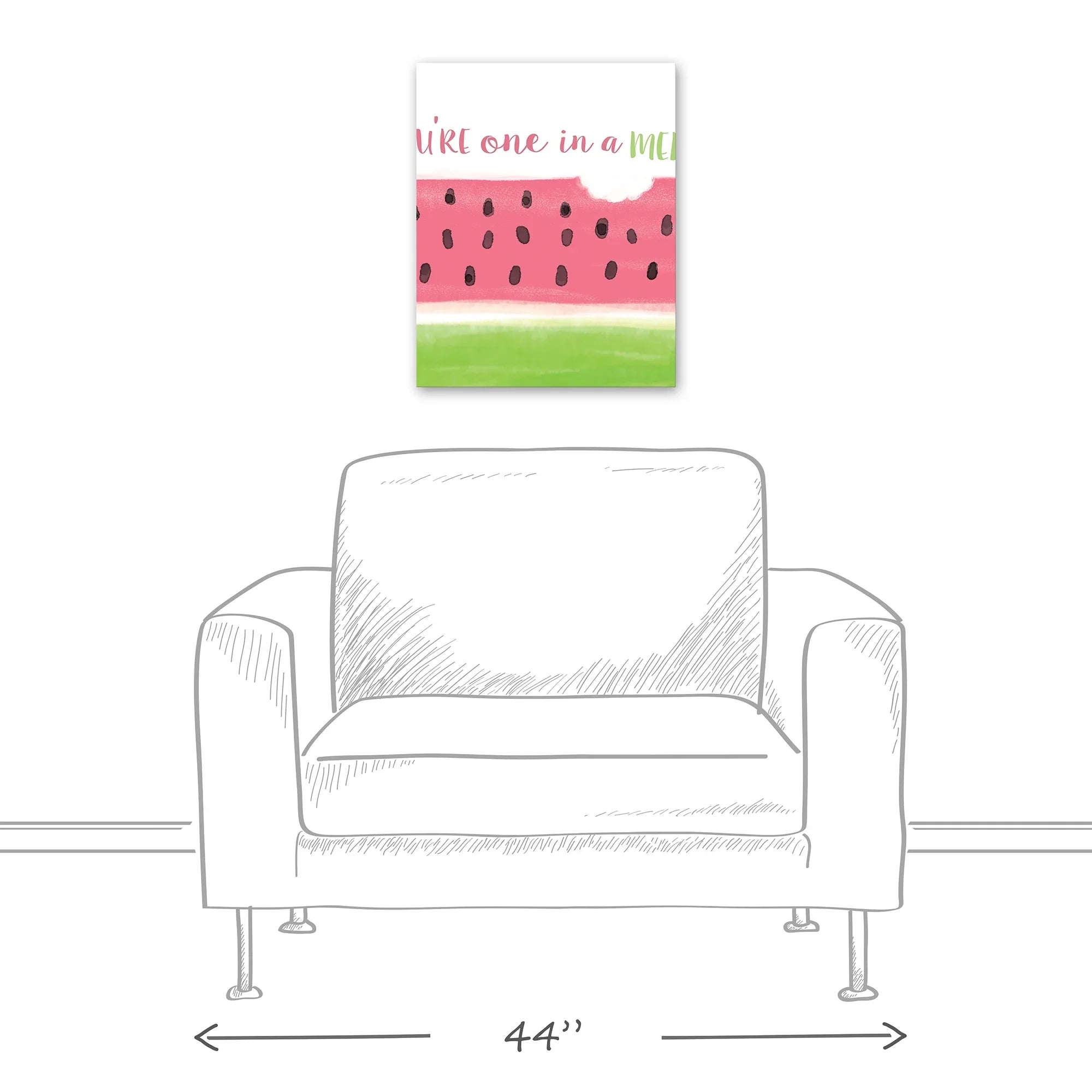 Products Art Canvas A 16x20 Wall in One Melon Creative