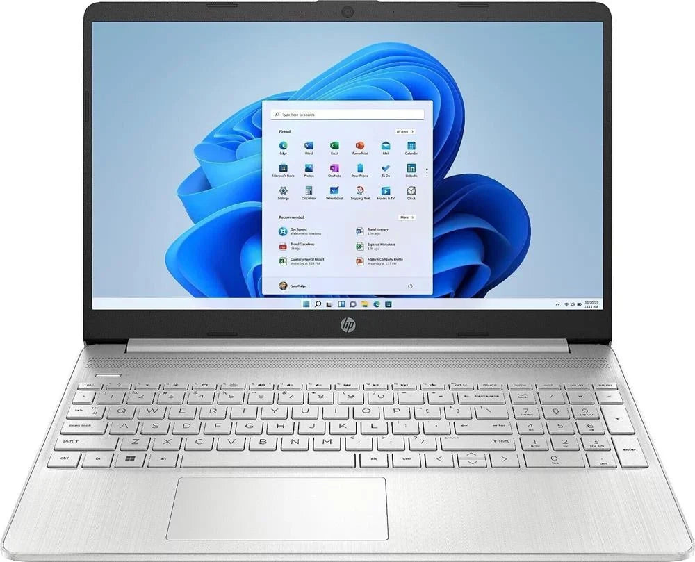 11 Laptop HP 256GB 15ef2723od 1920x1080 Windows (Refurbished) 2.6GHz Ryzen 3 5300U FHD Restored 8GB 15.6"