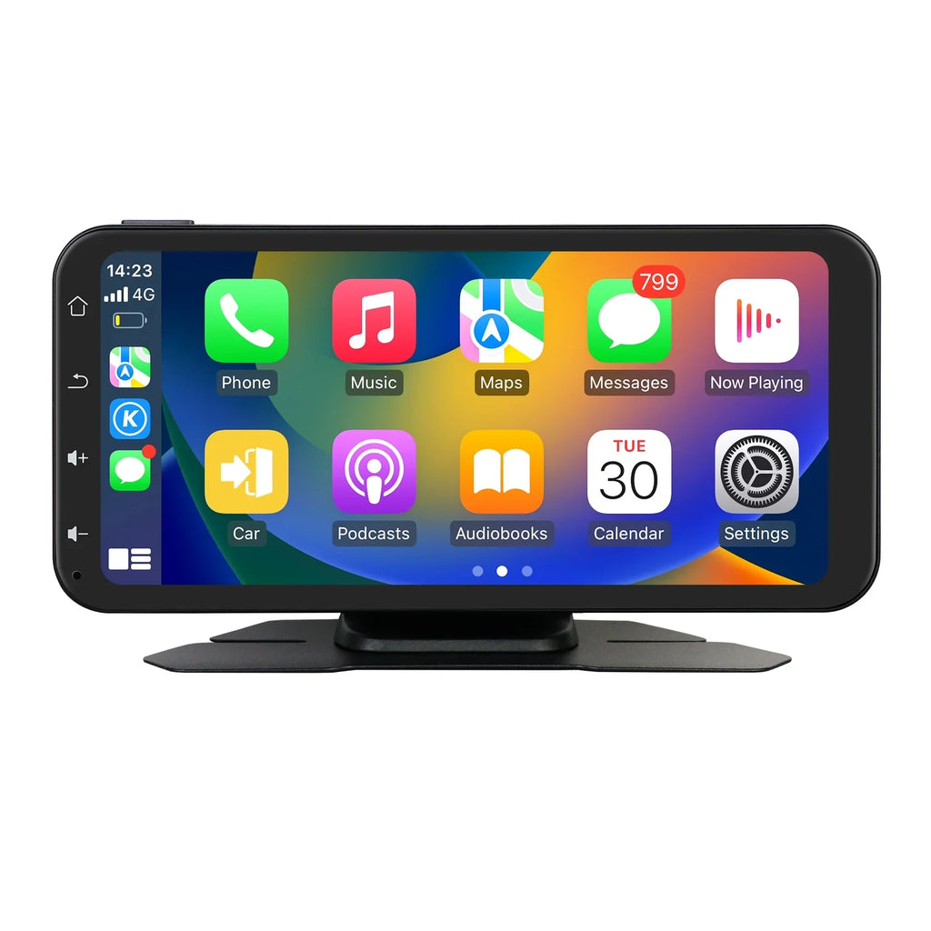 Audio 360° 6.25" Wireless Support Bluetooth Backup Camera GPS With Navigation Car Auto Stereo Receiver Carplay Radio Touchscreen Ossuret Adjustable Android