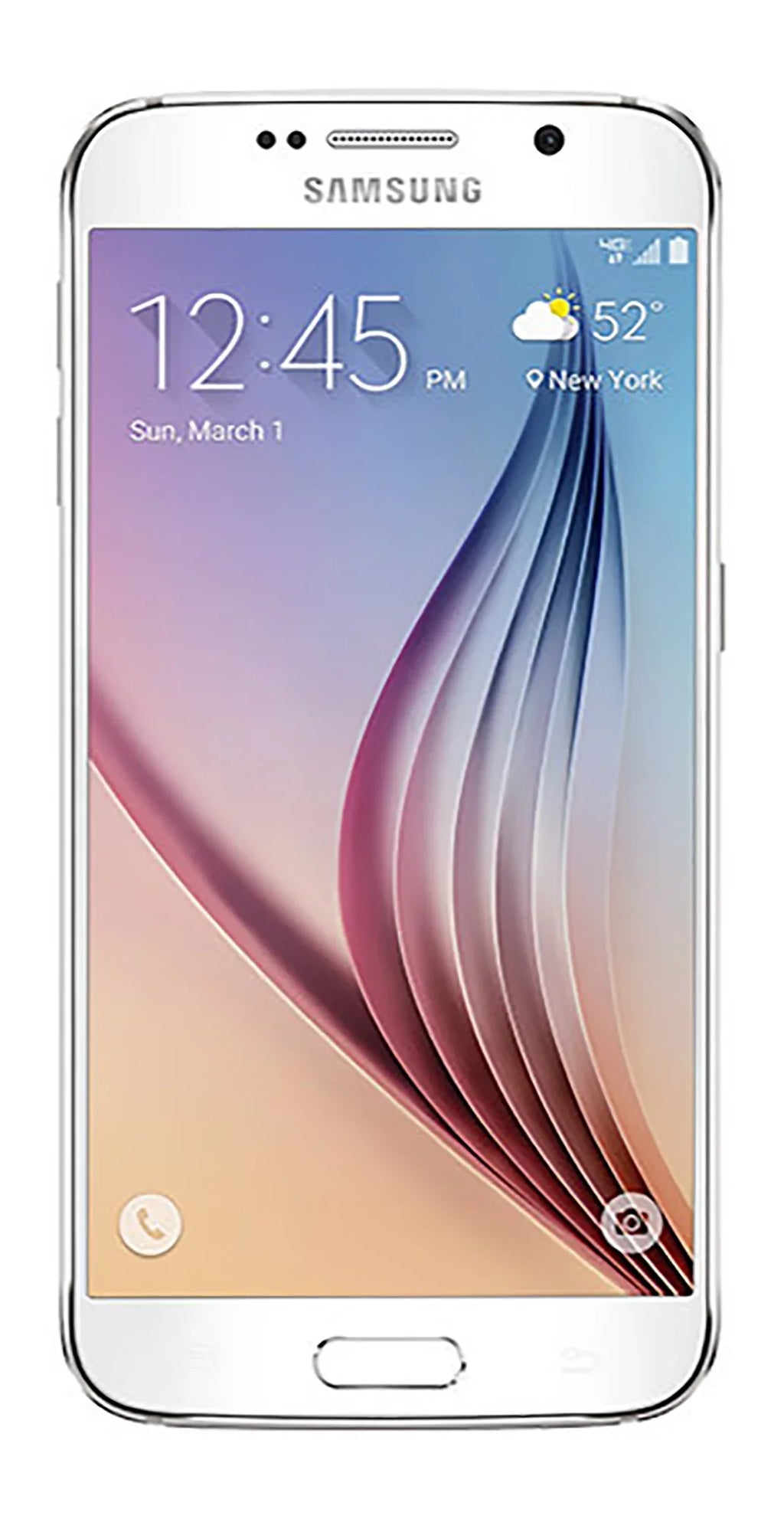 '- 32GB White CDMA Camera 16MP Phone LTE Octa-Core w/ Used) 4G (Certified Galaxy S6 Android G920V Verizon