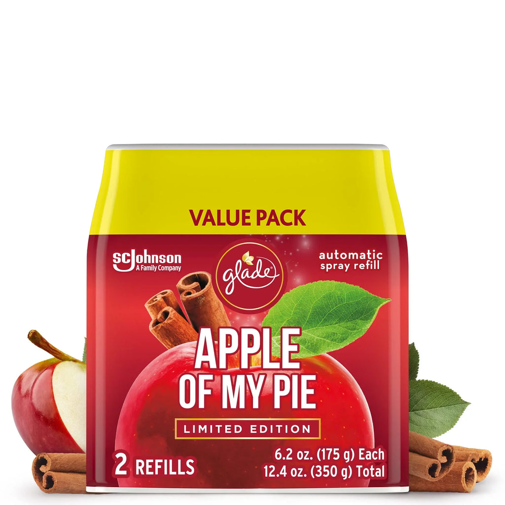For Count Of Air My 2 Bathroom, And 6.2 Spray Home Glade Oz, Refill, Pie, Freshener Automatic