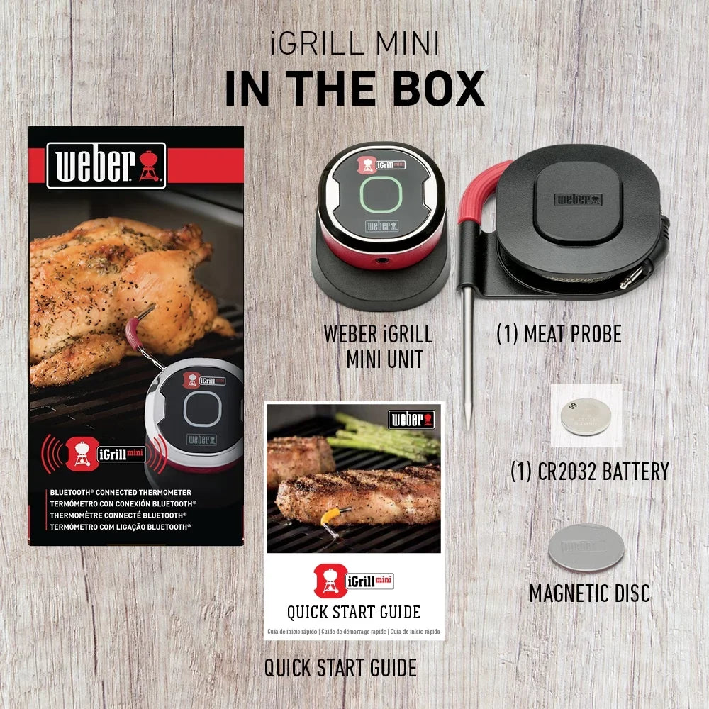iGrill Thermometer Weber Mini App-Connected