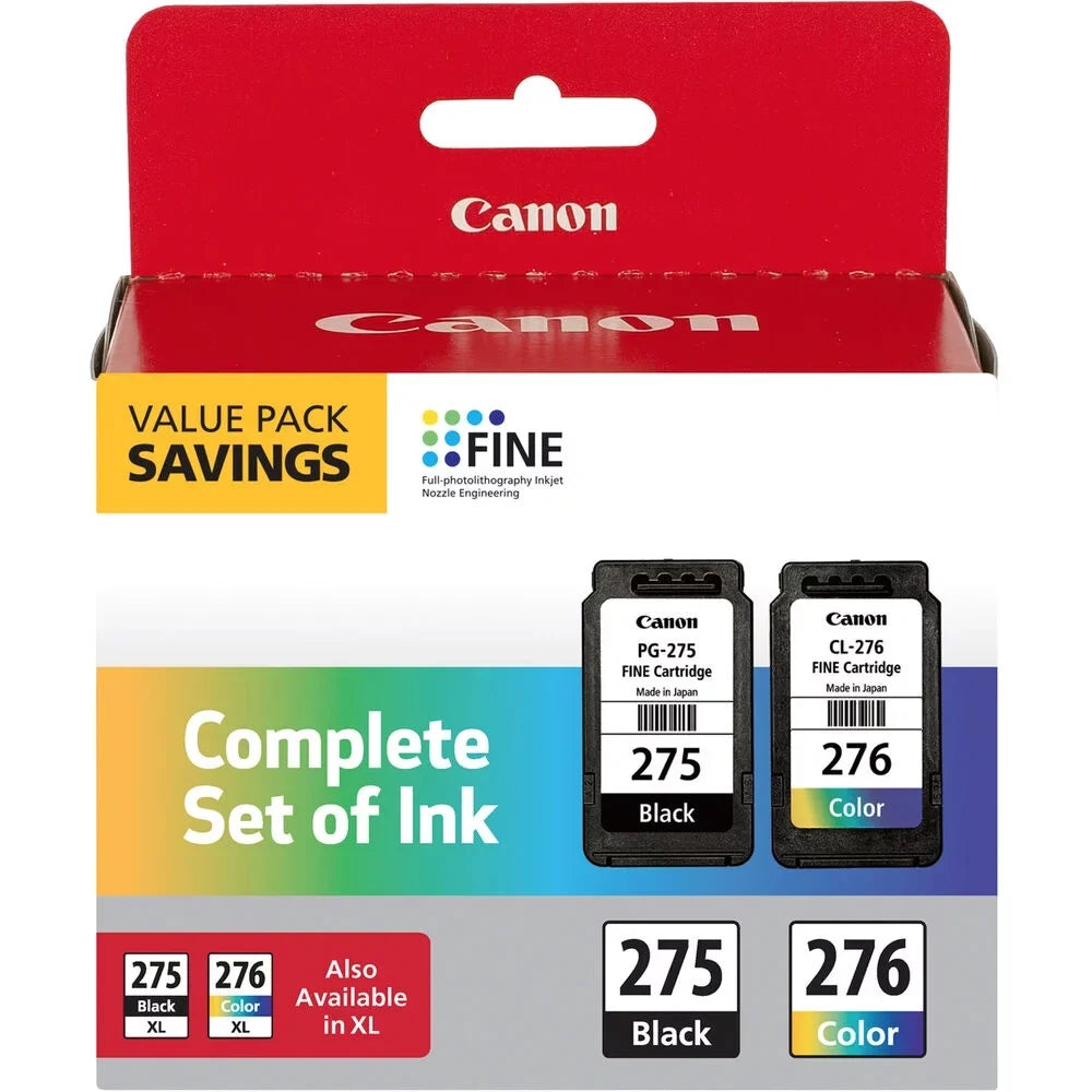 PG-275, Canon Color Cartridges Value Pack Black, CL-276