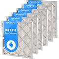 (6 Pleated Air MERV - Made Filters SpiroPure in USA 8 20X23X1 Pack)