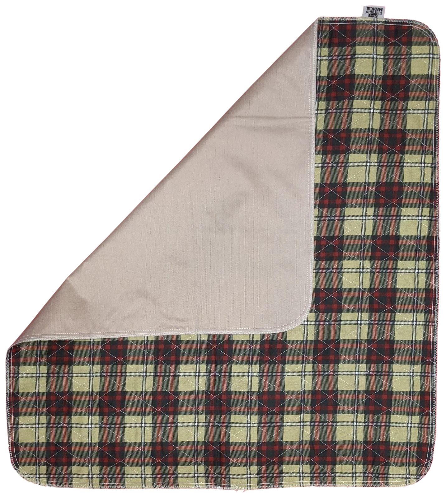 Underpad Pack Urinary 34 Pad Bed 36 Absorbent Stain x Masking for Protection Seniors Washable Incontinence Children Plaid - 24