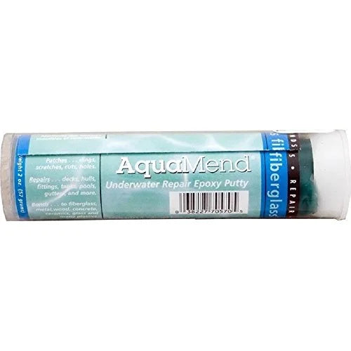 Putty, Epoxy Systems 600470570 AquaMend, 2oz Underwater Polymeric Stick