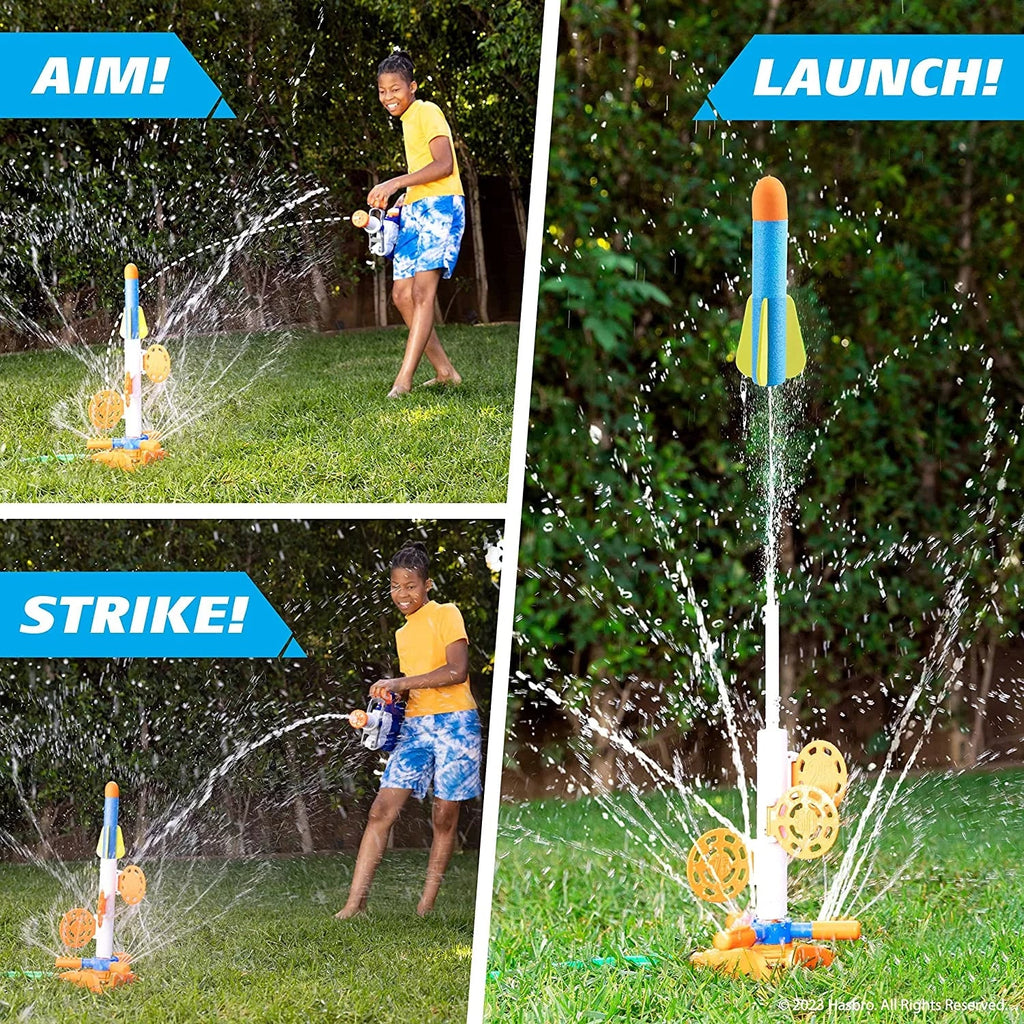 Play Sprinkler liquid Summer exterior Kids Games Super – for NERF Soaker Target SkyBlast