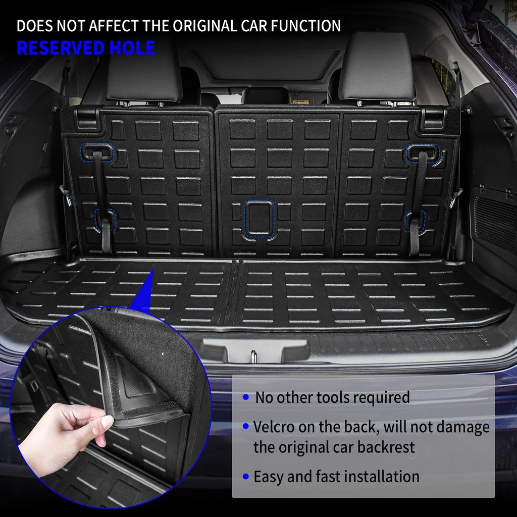 2023 2020-2024 7 Trunk Accessories Fit Liner Highlander Trunk Liner Highlander Cargo Mat Seats