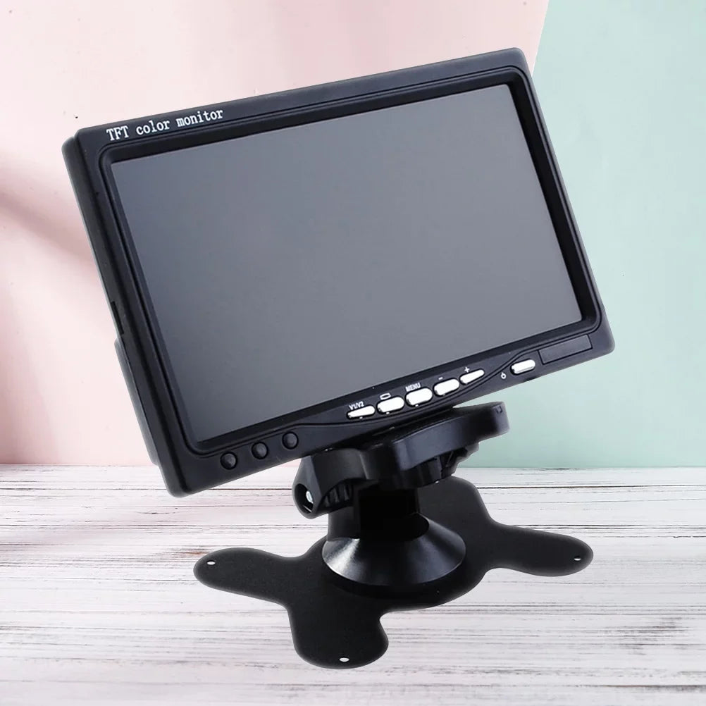 Backlight Camera Rear Color Reverse Monitor Backup Camera Car Mirror (Black) Serveillance Lcd Dvd View For 7" Tft Car