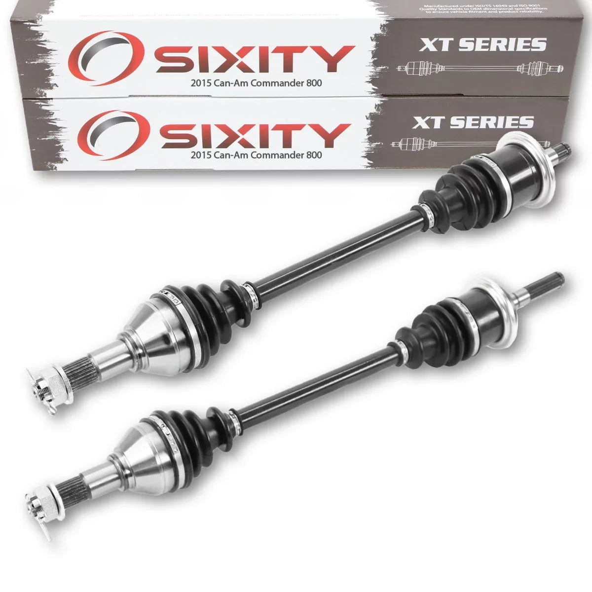 with pc XT 4X4 STD Sixity DPS Front Right 800 XT Left Commander - compatible Can-Am Axle 2015 2