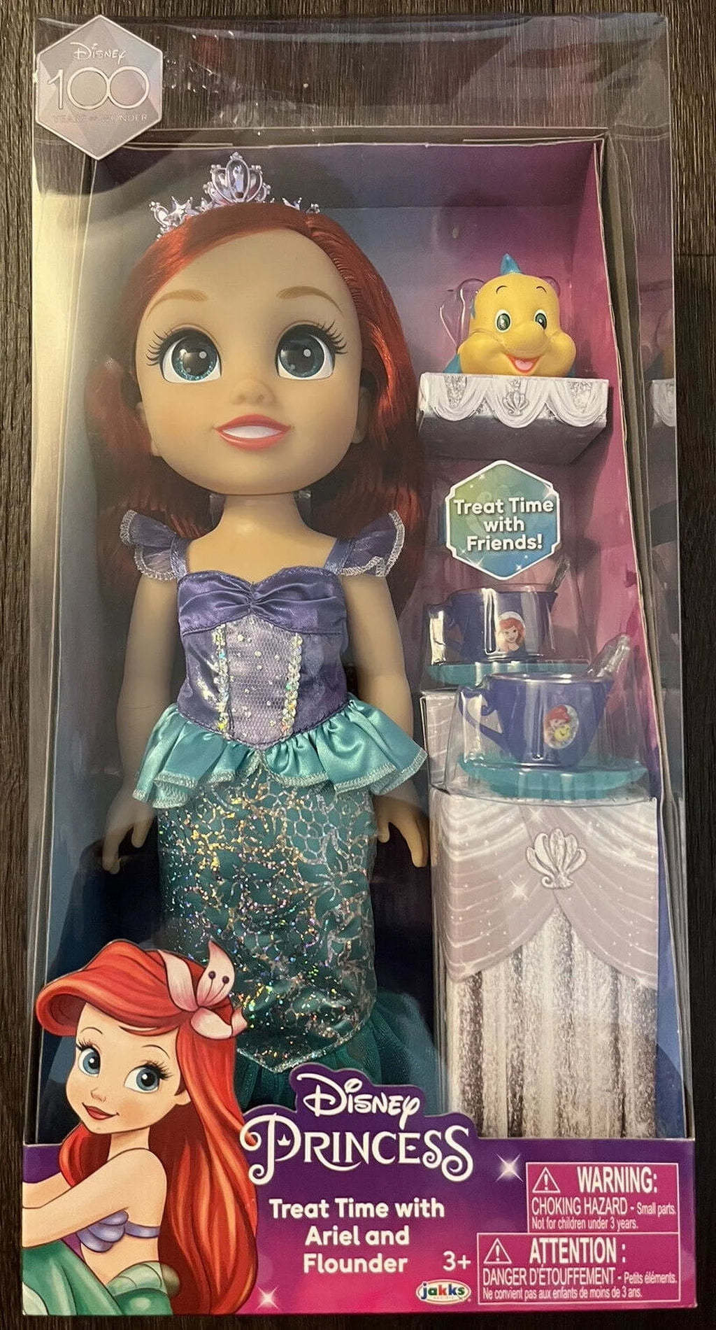 Flounder with Time Ariel Princess Treat and Doll Disney