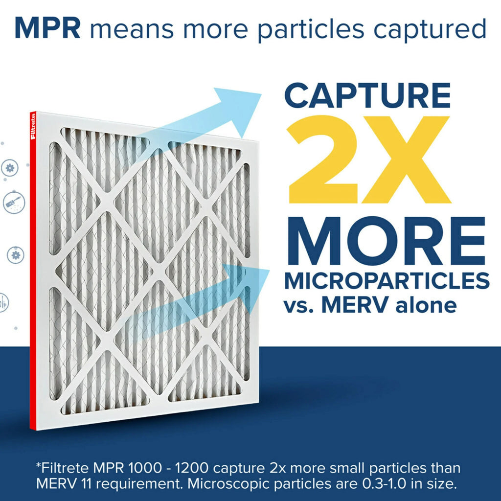 14x20x1 Filtrete 1000 11, Filters Allergen Filter, Air Defense, 2 MERV MPR