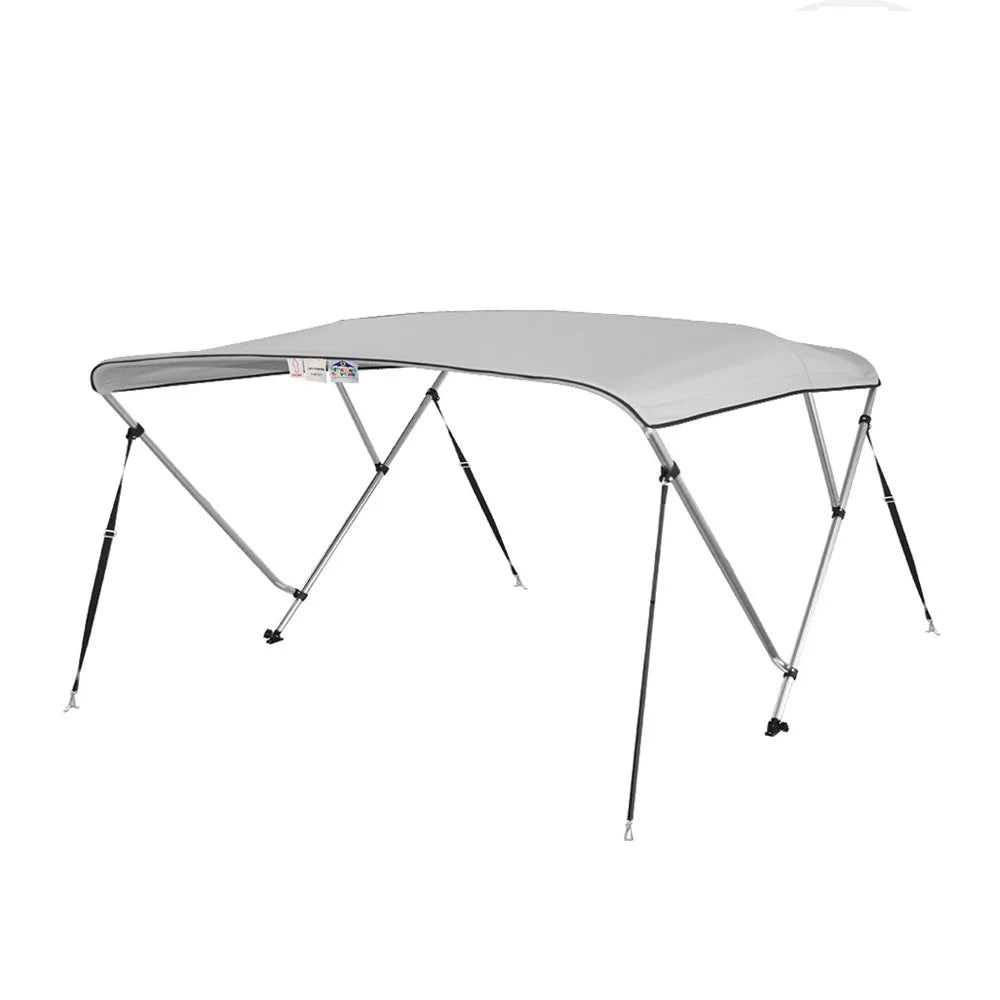 W Cover Bow X H Boat Bimini 67"-72" 36" Gray Top 6' Long 3