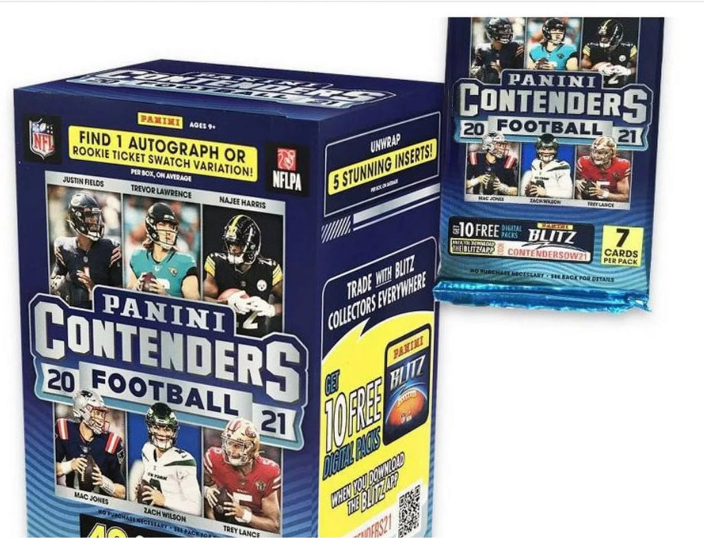 Box Football NFL 2021 Blaster Card Trading Contenders Panini