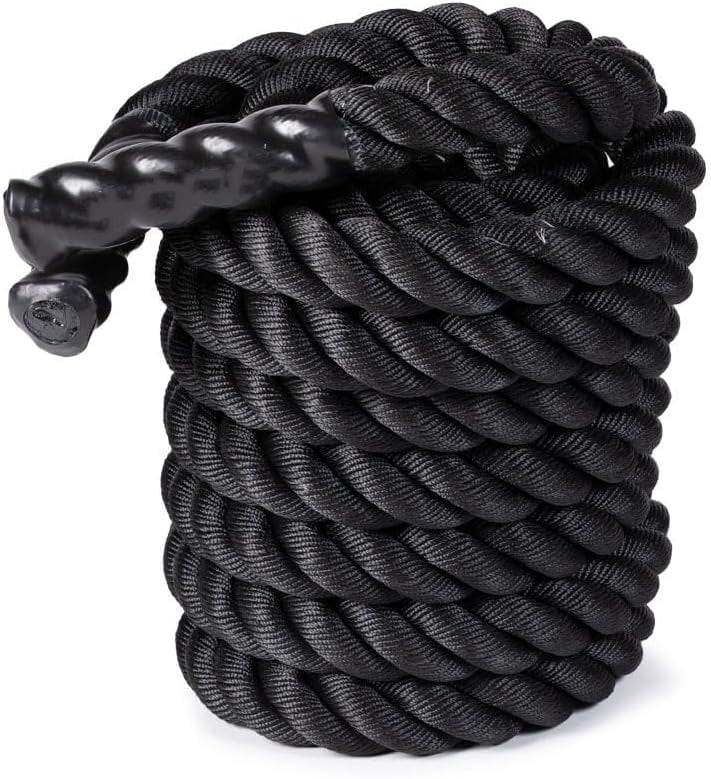 Conditioning Gym Strength for Cross-Train, 2in, Rope Rope Training Dacron Battle Workouts, 30ft x Poly Home Exercises Heavy