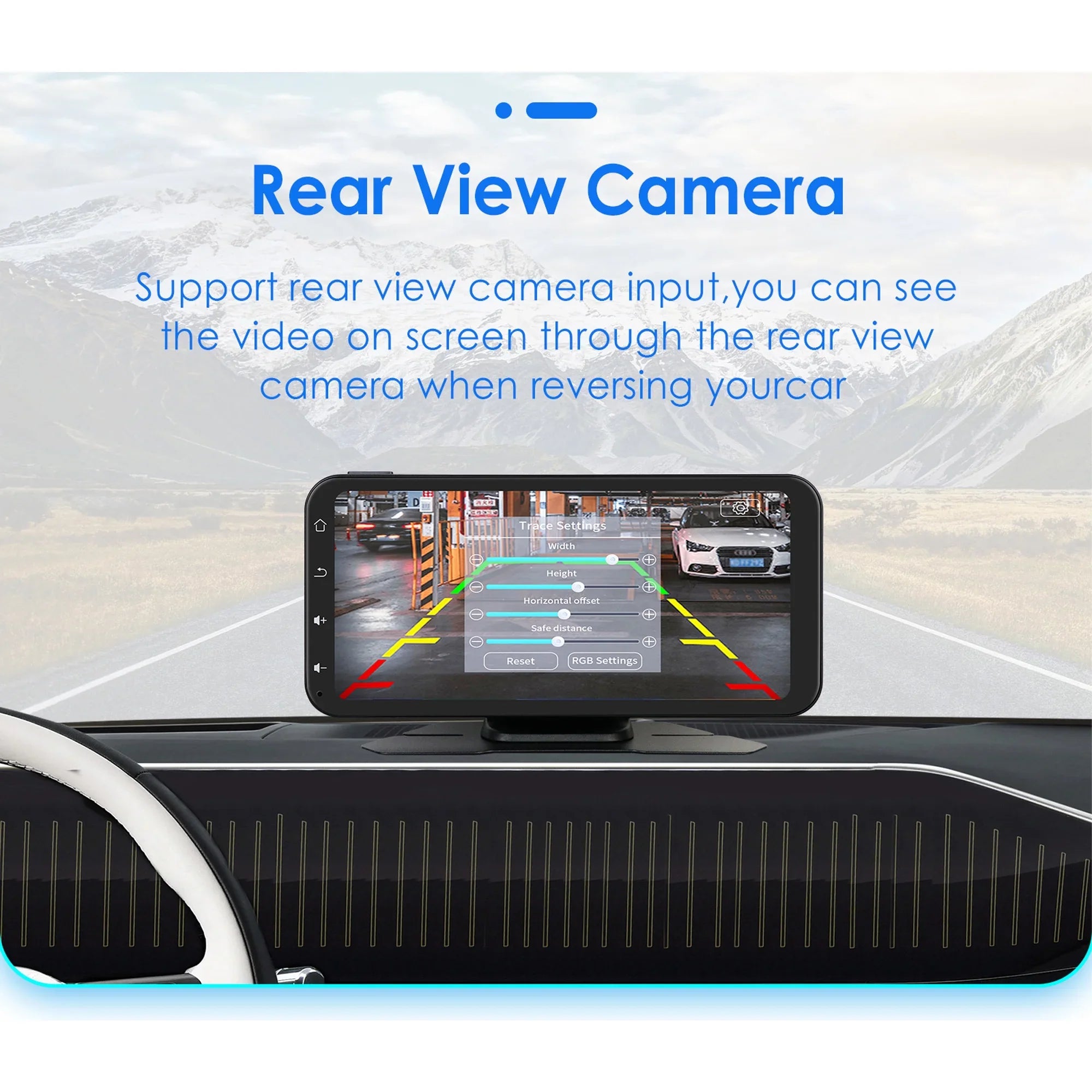 Audio 360° 6.25" Wireless Support Bluetooth Backup Camera GPS With Navigation Car Auto Stereo Receiver Carplay Radio Touchscreen Ossuret Adjustable Android