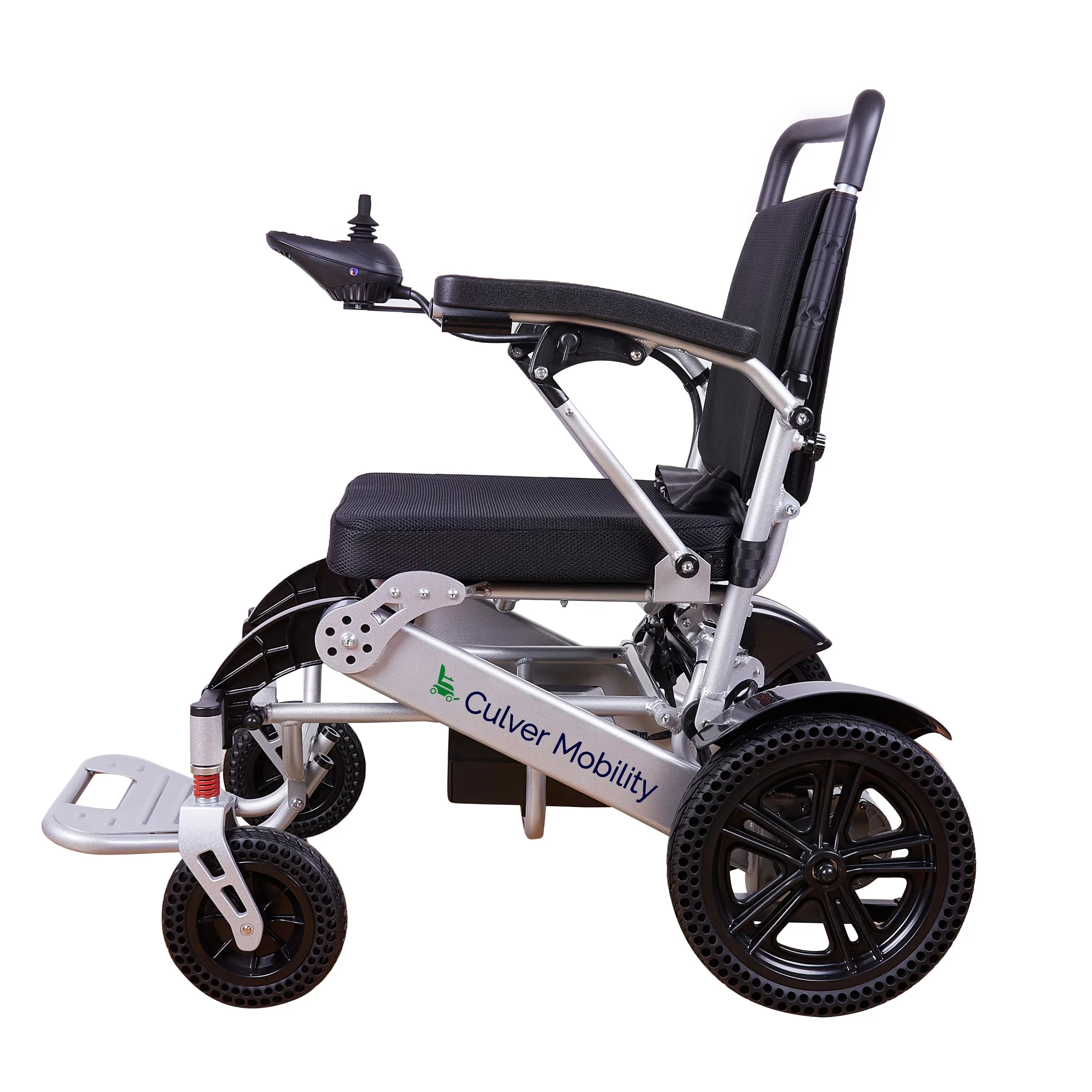 '- - Wheelchairs Mobility - Foldable - 20 SILVER Electric Lightweight Power 360lbs miles and Exclusive 500W Alton