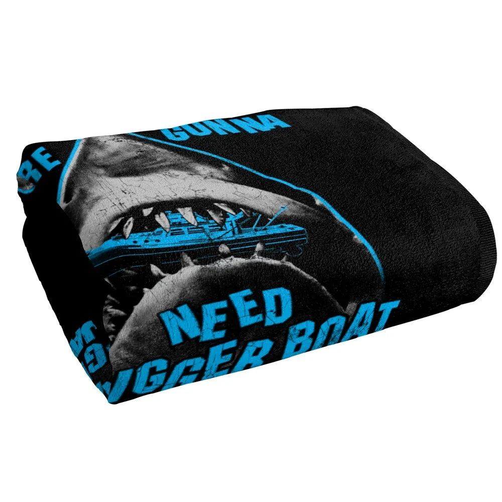 Jaws, 30"x60" Boat in Beach Mouth Towel