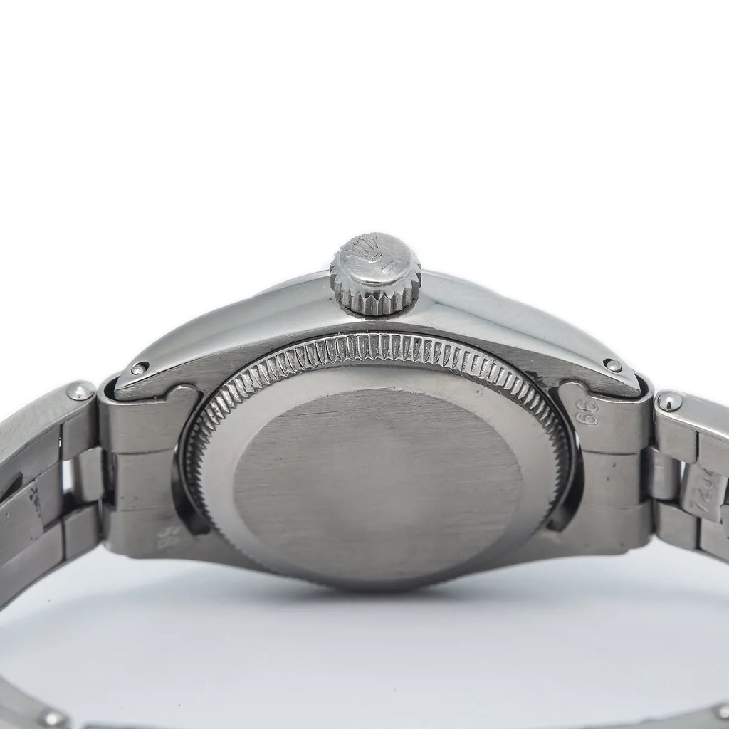 6618 Ladies Stainless Automatic Silver Oyster 24mm Dial Watch Perpetual