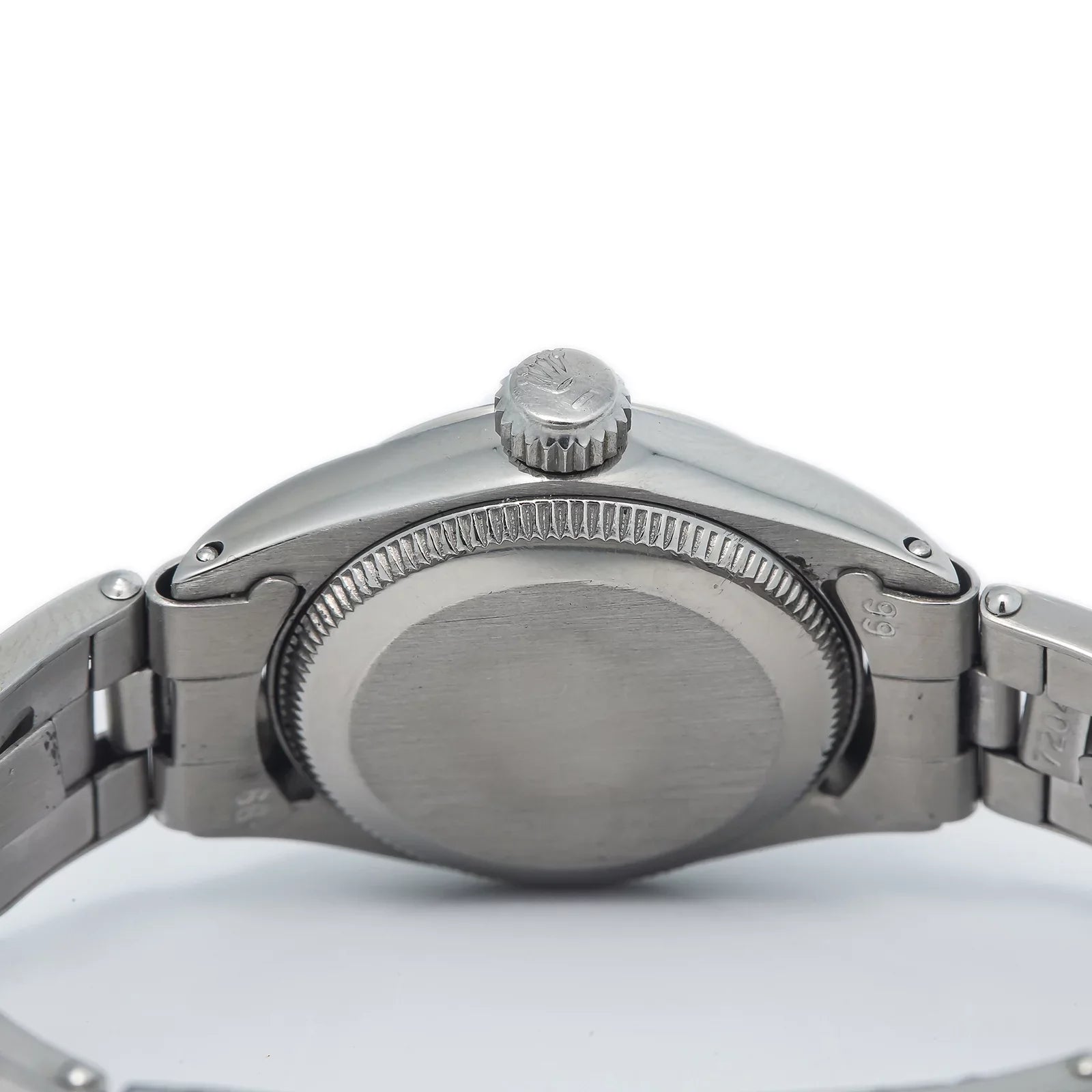 6618 Ladies Stainless Automatic Silver Oyster 24mm Dial Watch Perpetual