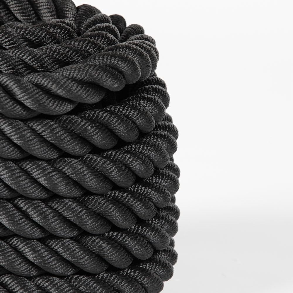 Conditioning Gym Strength for Cross-Train, 2in, Rope Rope Training Dacron Battle Workouts, 30ft x Poly Home Exercises Heavy