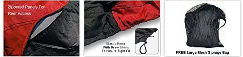 Jet - RED/Black Trailer VX-C Ski Covers More! All and for Bag Rain, from UV - - Straps Weatherproof Protects Sun, 2021 Rays, Storage - Yamaha Trailerable and Includes Color climate