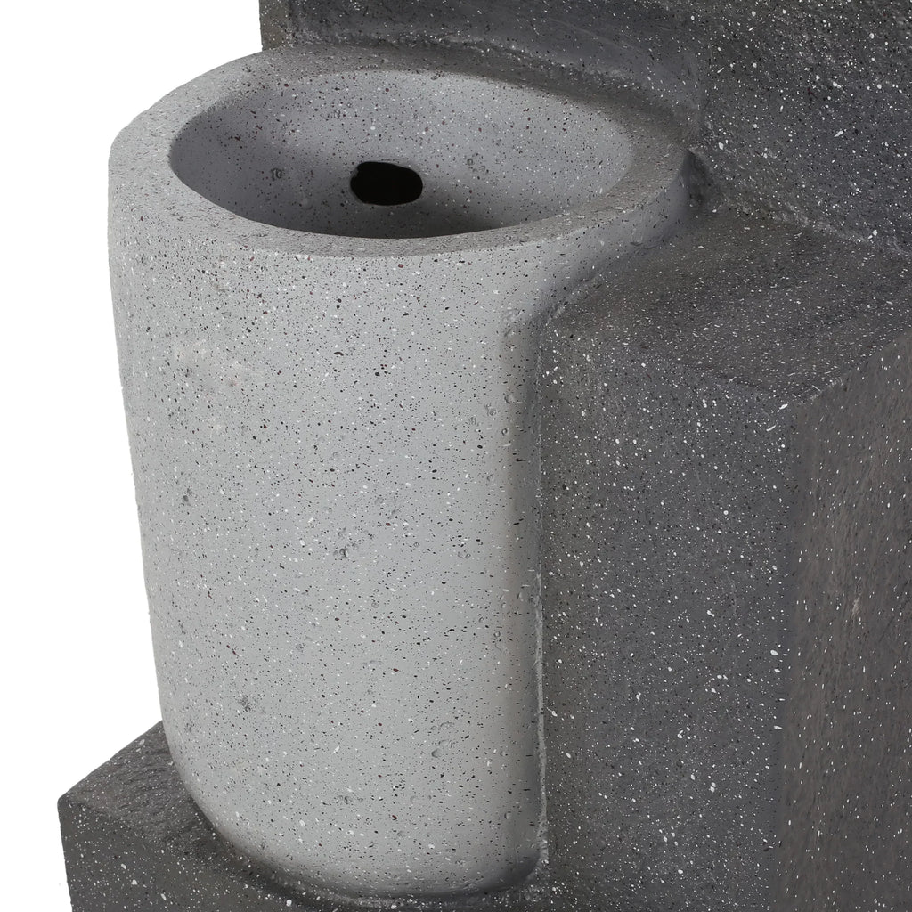 Colquitt exterior Tier 3 Multi-Gray Modern Fountain,