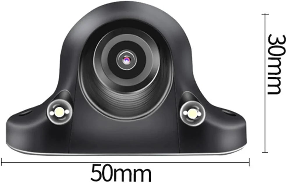 Easy View Car Spot Image NO HD Adjustable Drilling, Auto-dimming Side Front/Side Installation Camera, Camera Mirror/Non-Mirror Blind LEDs, View Reverse Camera, with