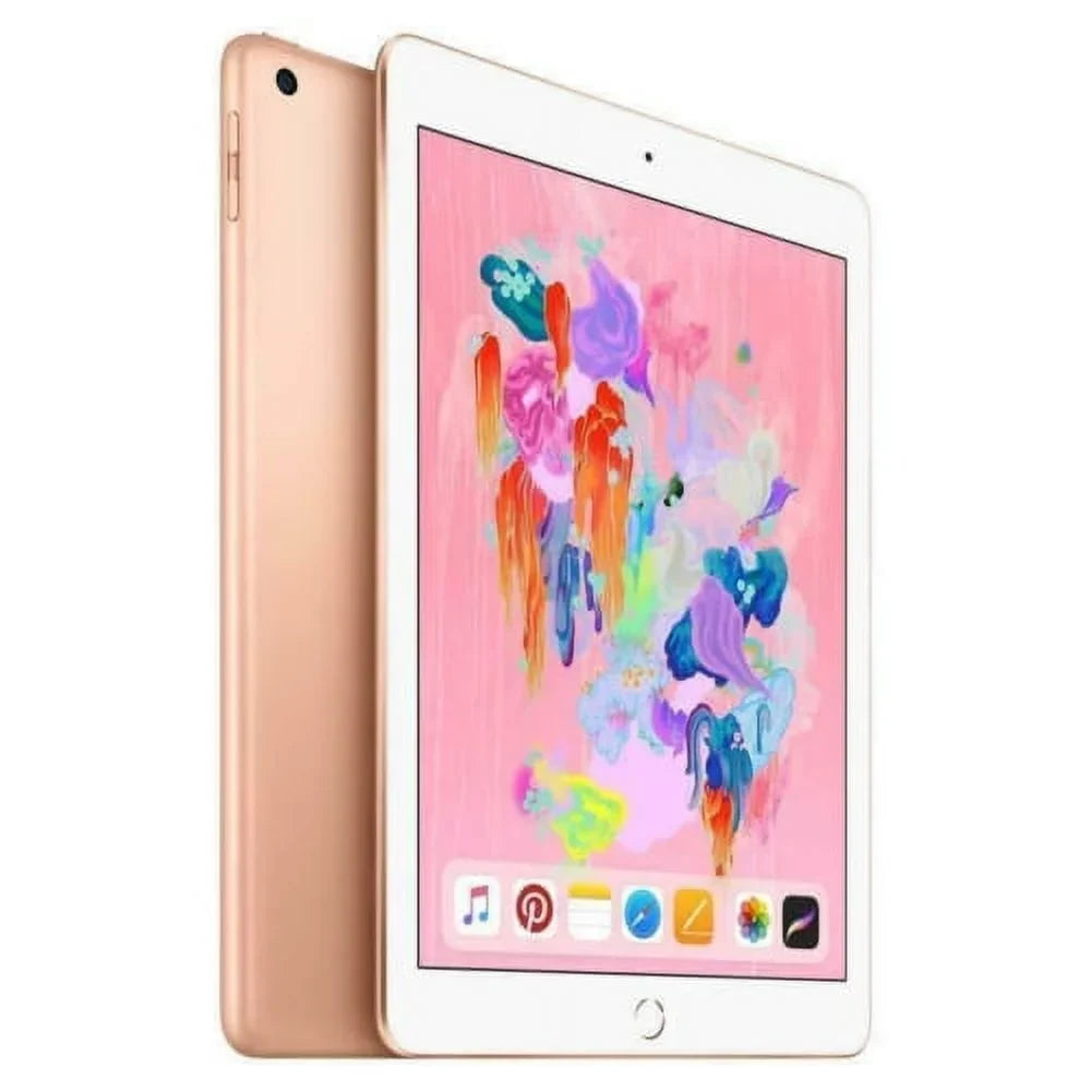 6th Wi-Fi, Restored - Gen iPad Gold 9.7in (Refurbished) 128GB