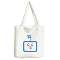 Small Satchel Clover Happy Tote Casual Handbag Canvas TV Shopping Bag Surprised Original