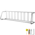 for Storage Stand Holders 9 Bike Rack, Floor Rack, 111" Length Single-Side Yards BENTISM All-Steel Grid Garages Bike Streets