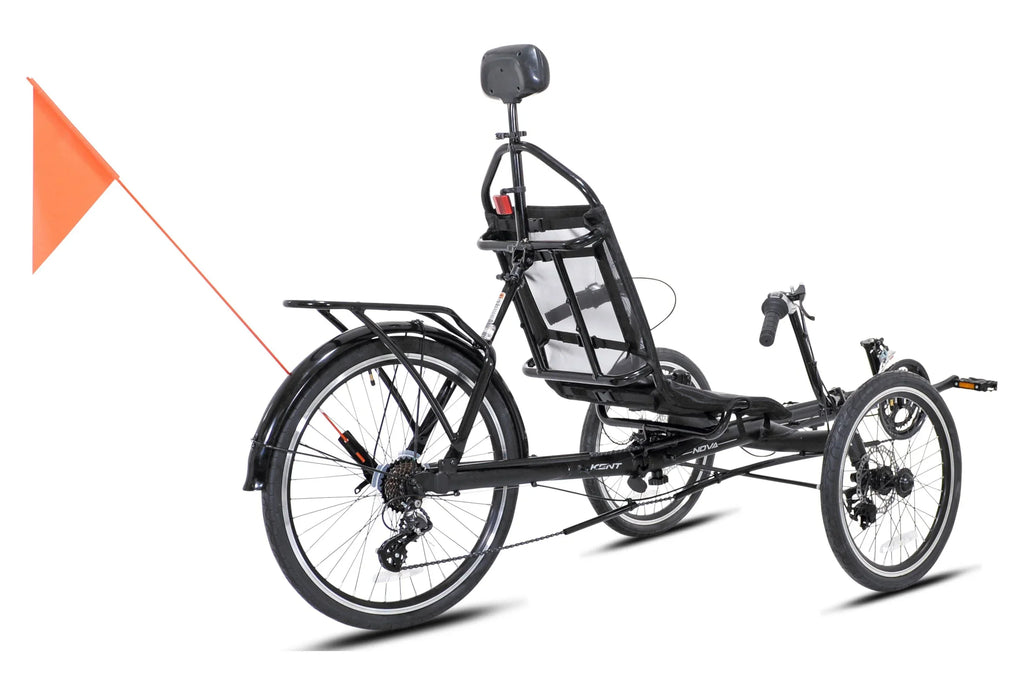 Recumbent Nova Unisex Black 24-inch Bicycles Bike,