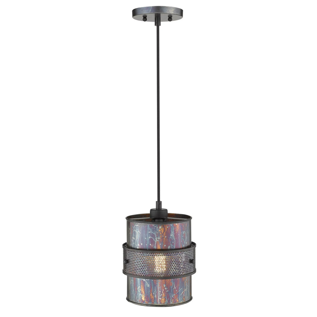 Patina 398260 Bronze x HomeRoots x 8 10.75 in. 8 Pendant Ryker 1-Light