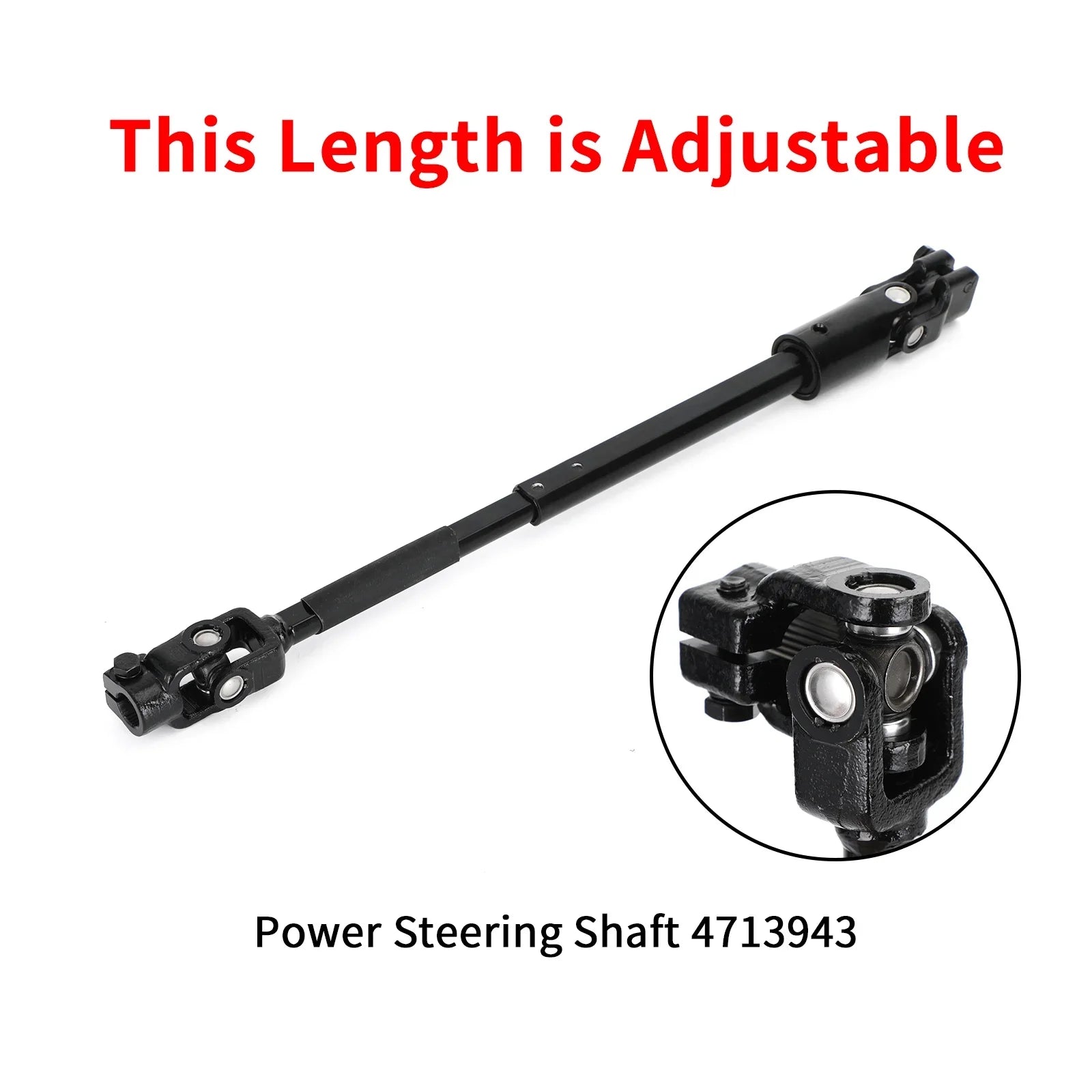 For Power JCXJ84 XJ Jeep 4713943 Shaft Steering Cherokee 1984-1994