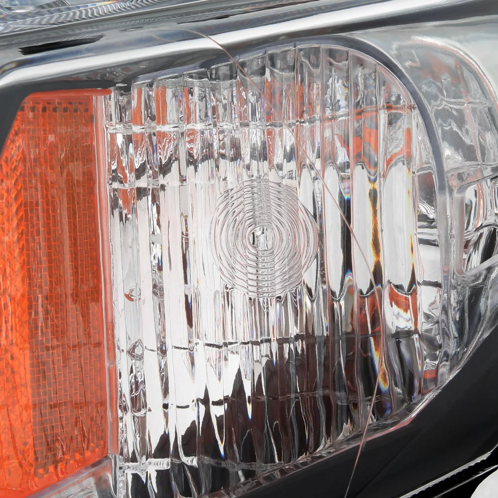 Fits Coupe - Headlamps Honda 2012 2013 Pair Chrome Sedan 2014 12-13 2015 [Halogen Left+Right AKKON Civic Type] Headlights