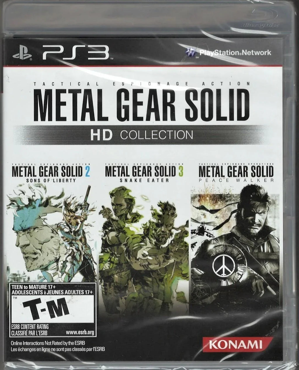 Gear Solid Sealed Metal HD PS3 Version) Playsta Collection New (Brand Factory US