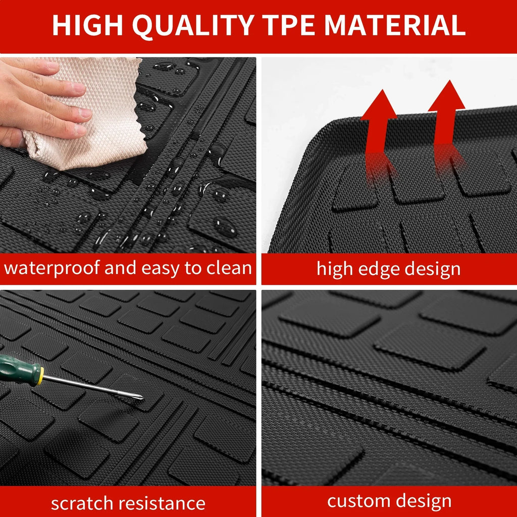 Trunk Cargo Liner Mat Accessories CR-V Trunk 2024 Deck) CRV 2023 Liner 2023 Hybrid Fit Honda (Upper