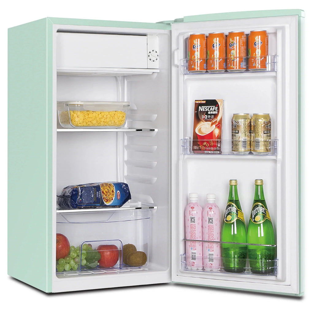 Seafoam Avanti Series 3.1 Retro Refrigerator, ft., Compact cu. Green Mini-Fridge, in (RMRS31X7G-IS)