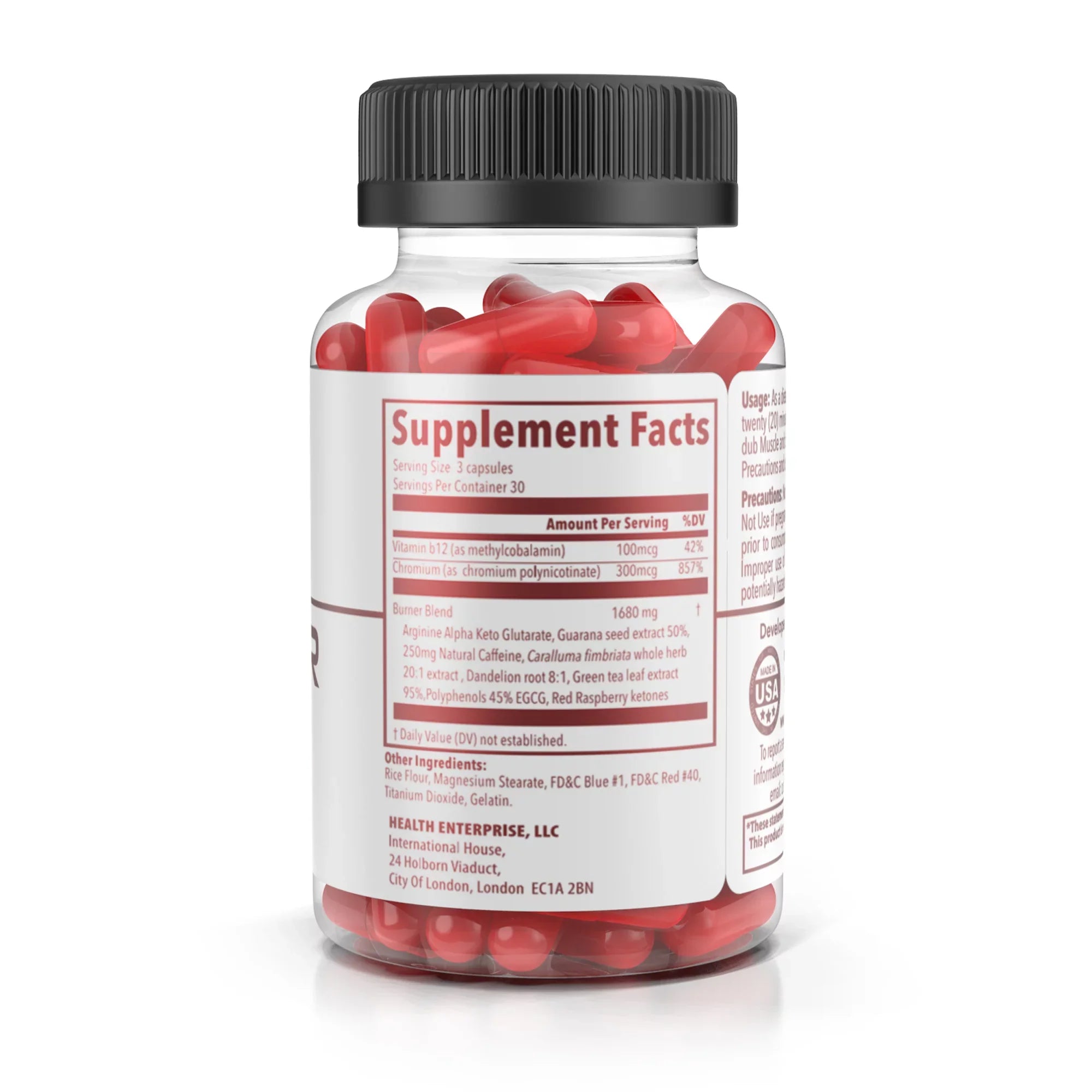 Energy Fat | Boost Loss Burner Natural 90 Intense | count | and Weight Metabolism