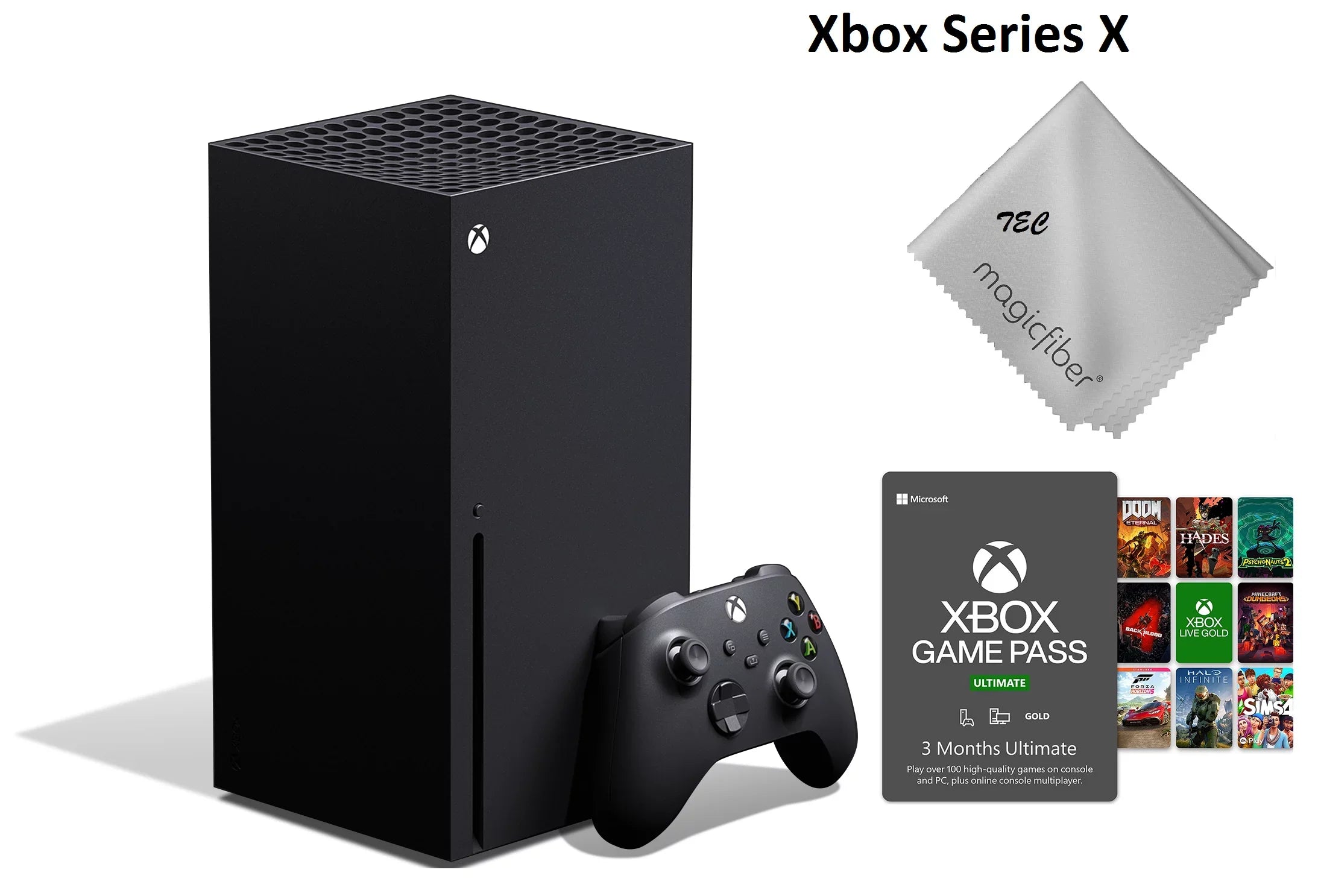Game -Series- - Bundle - Gaming With Console TEC Newest Xbox 1TB 3-Month Pass SSD -X- Black