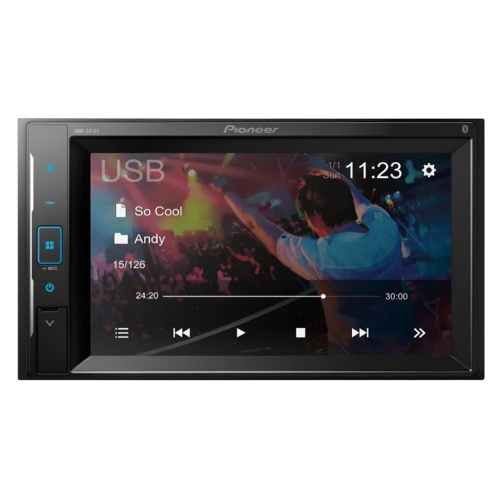 (Does 6.2" Play DMH-241EX New w/ Multimedia Backup Pioneer Camera Receiver Not CDs)