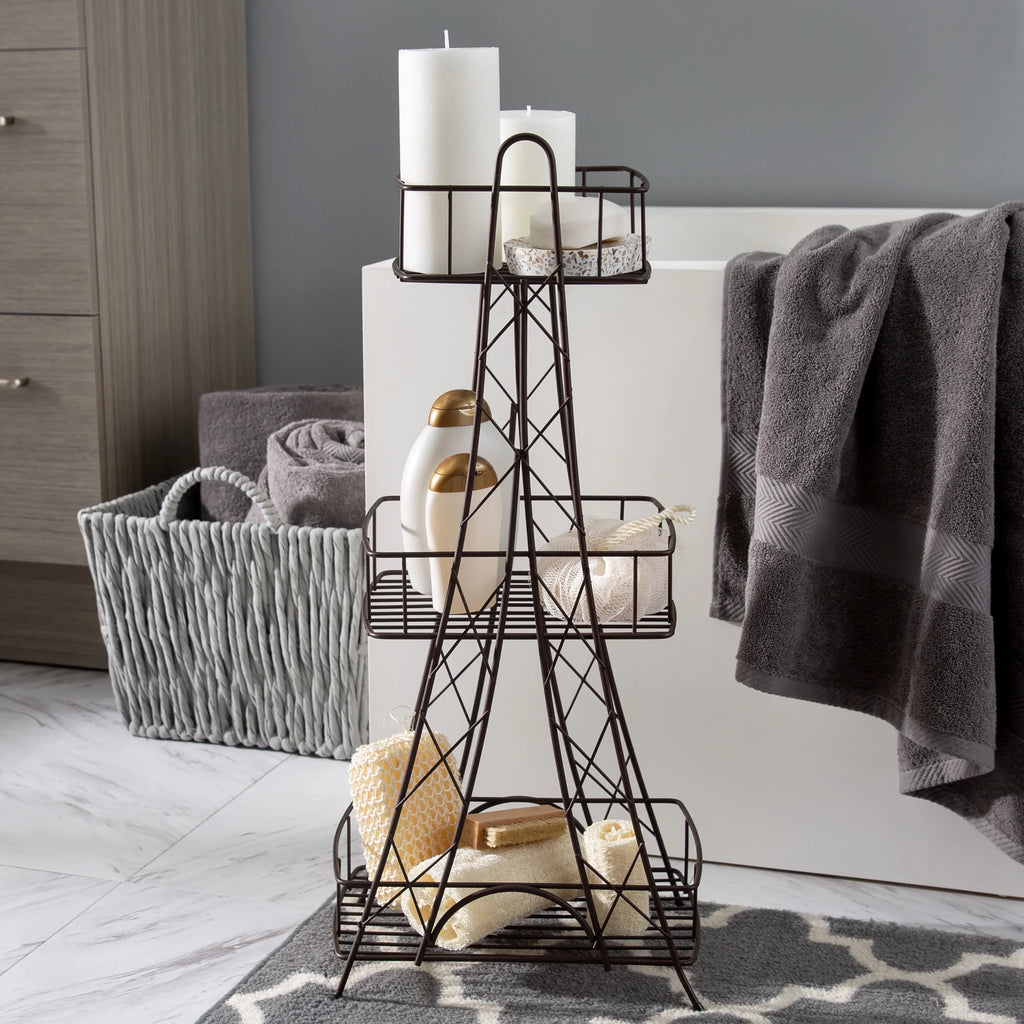 Eiffel 7"x Spa Collection 11"x Tower H Tier Tower, Ville Paris Lumieres Des 3 24.8" ELLE