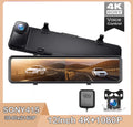 TOGUARD Night 4K Dual Touch with Screen Mirror Super Rear View Vision Dash GPS, Camera, 12" Sensor Cam, Assist, Cam, Mirror Parking Dash