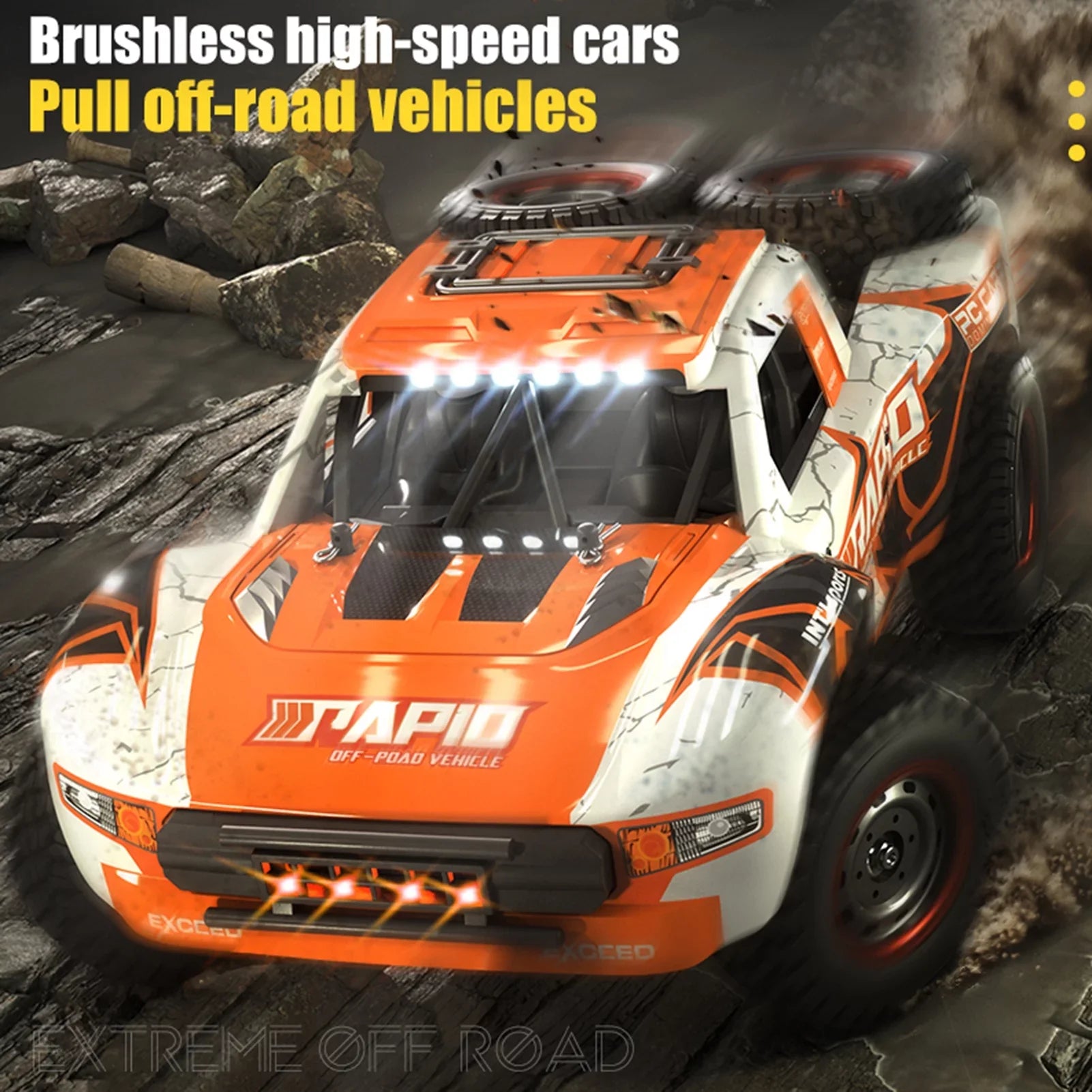 Off-road Car Control Truck Pinnaco 2.4GHz Remote Speed Brushless 4WD 70km/h Proportional