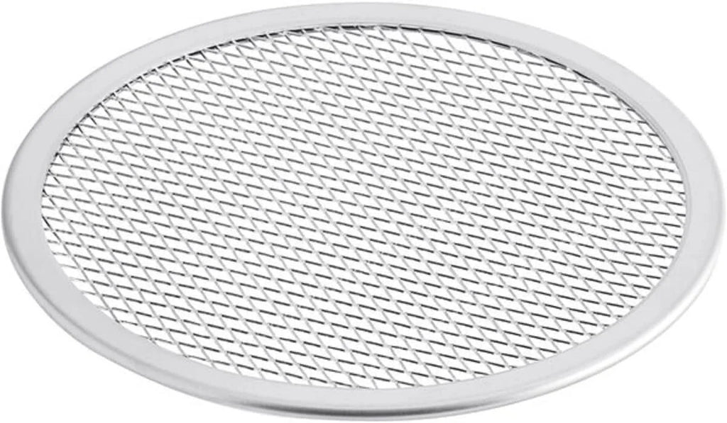 Pizza Pizza 13” Home Restaurants Bakeware Set Tray for Round 2 TrueCraftware- & Screen Round Pizza Pan Pizzeria Seamless Baking Baking Aluminum Kitchen Screen Rim- of Tray