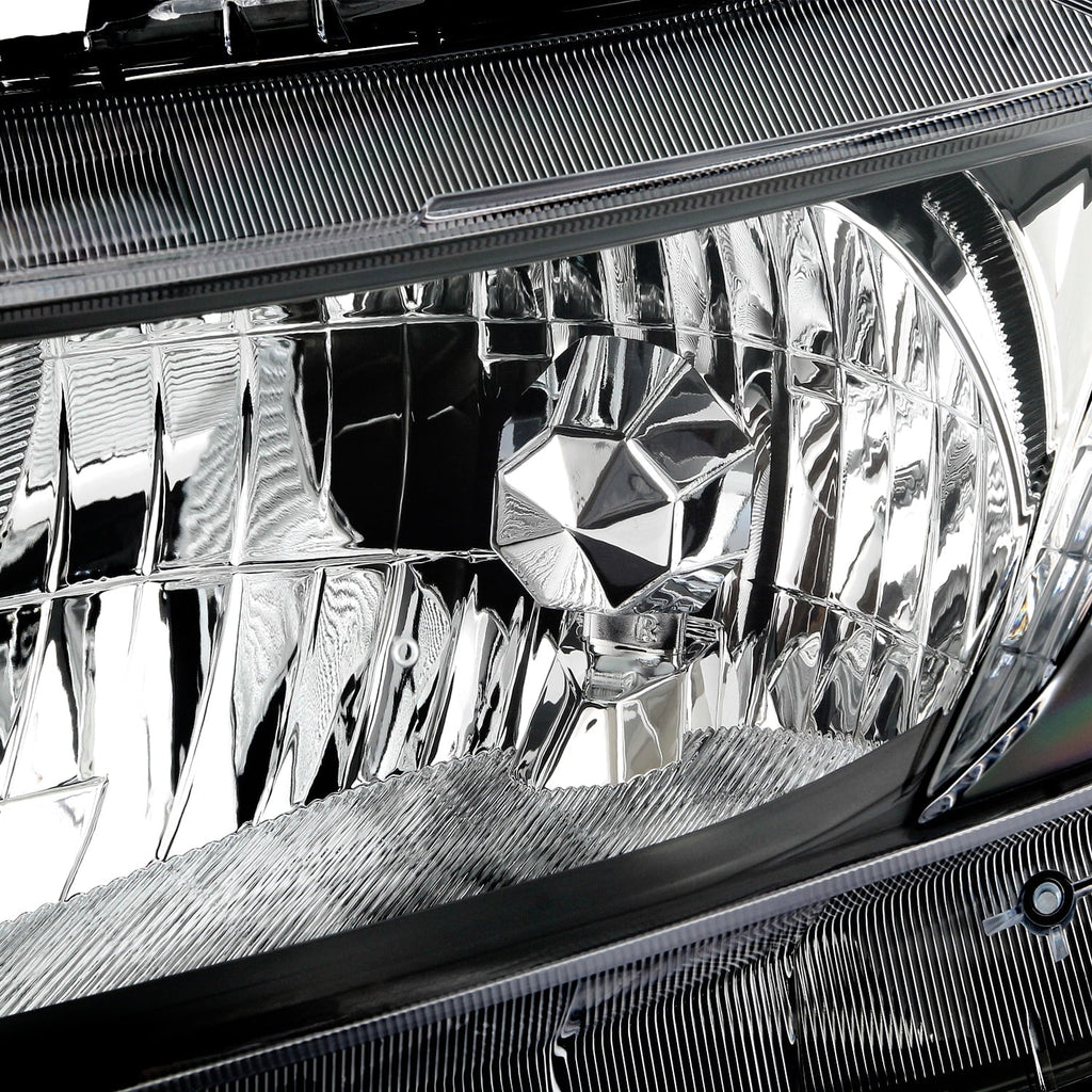 Fits Coupe - Headlamps Honda 2012 2013 Pair Chrome Sedan 2014 12-13 2015 [Halogen Left+Right AKKON Civic Type] Headlights