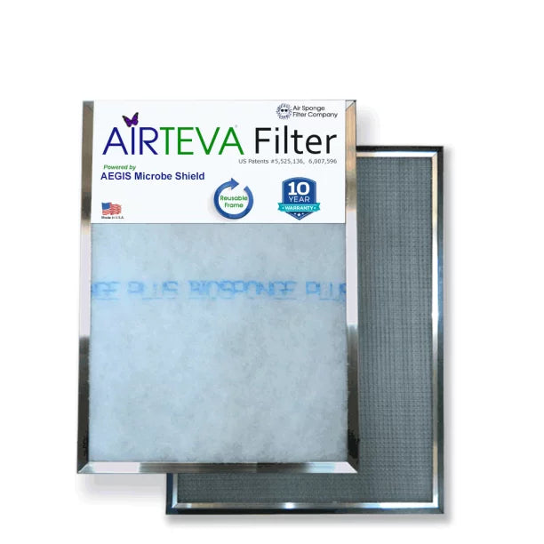 Filter x 1/2 Biosponge 1/2 x 1) Furnace Airteva dimension: 25 24 AC, Pad Plus X With 19 (20 (1) Replacement x Actual 3/4"