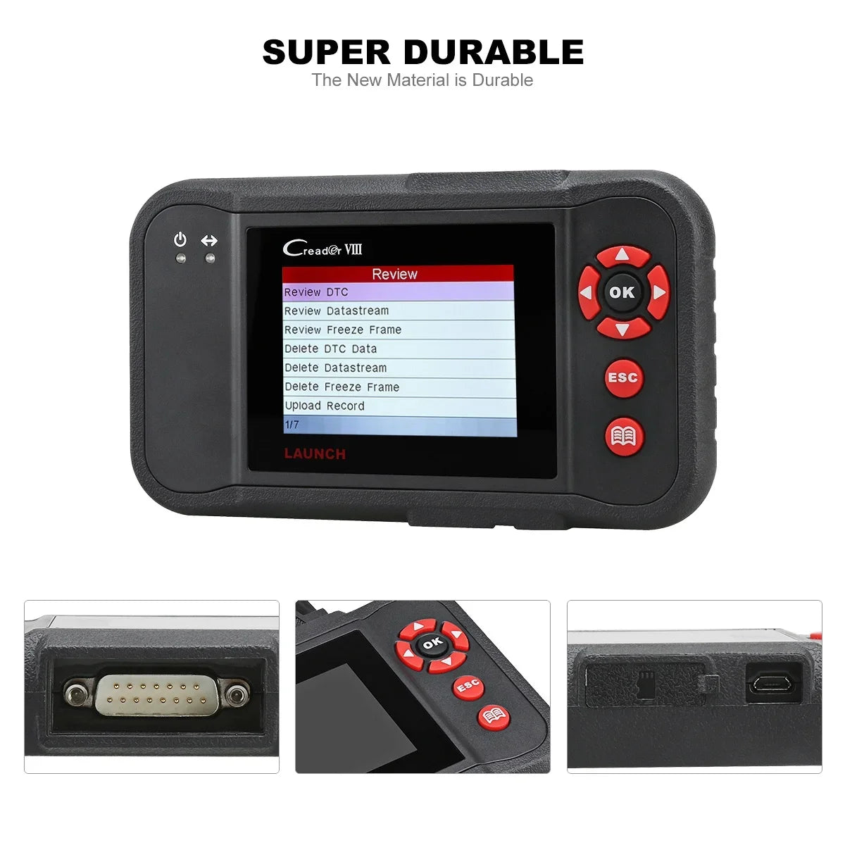 Creader EOBD Testing Reader Scanner Code VII+ Launch (CRP123) Engine/Transmission/ABS/Airbag X431 Diagnostic OBD2 Car